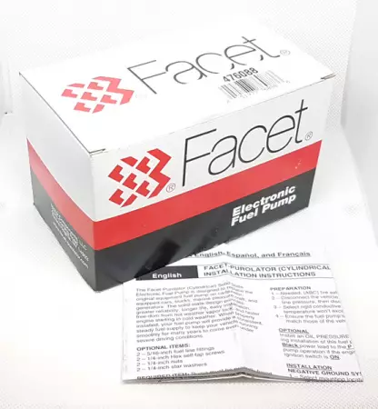 476088E Оригинальный топливный насос подкачки FACET / PUROLATOR Gold-Flo (476088E) 24В
