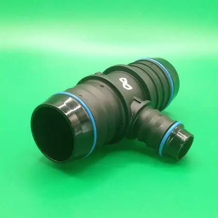 Переходник-тройник ID25-ID14-ID25-Т-образный для системы охлаждения, угловой | NS09-T30-XK-8N