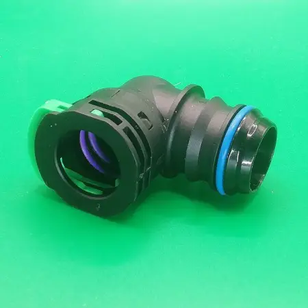 Быстросъемный разъем CQC20-ID21-90° для системы охлаждения, угловой | NS09-270-38