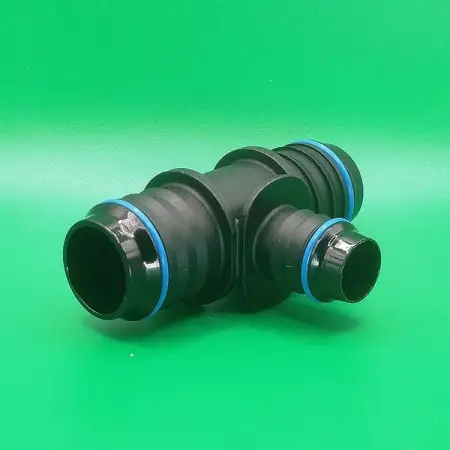 Переходник-тройник ID22-ID15-ID22-Т-образный для системы охлаждения, угловой | NS09-T42