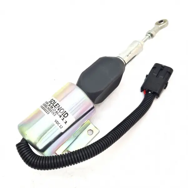 Клапан (соленоид) отсечки топлива 3926411, RE502473 для Cummins 6CT, 12В