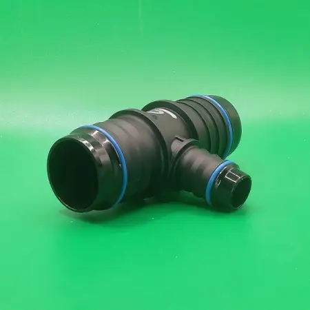 Переходник-тройник ID25-ID14-ID25-Т-образный для системы охлаждения, угловой | NS09-T30-10N