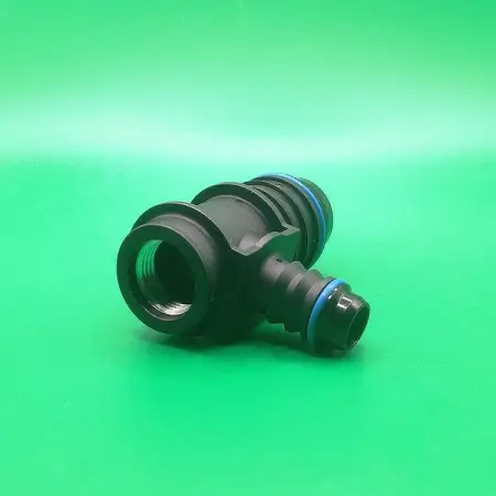 Переходник тройник  ID21-ID12-G3/8-Т-образный для системы охлаждения, угловой | NS09-LM23